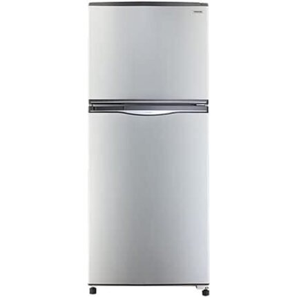ثلاجة توشيبا نوفروست سعة 355 لتر ، 2 باب لون سيلفر GR-EF40P-S