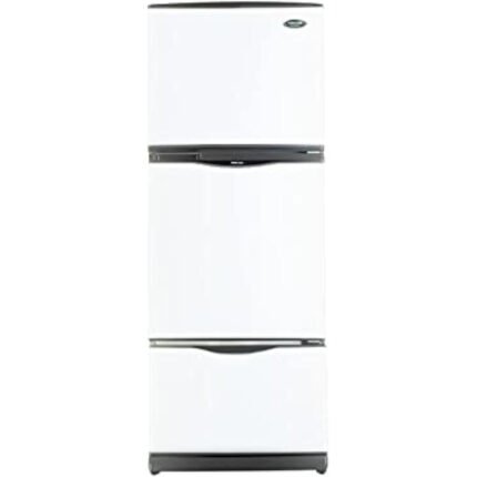 ثلاجة توشيبا نوفروست 3 باب سعة 340 لتر - أبيض GR-EFV45-W