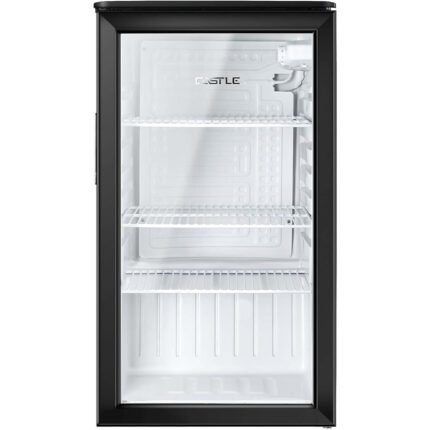 ثلاجة كاسيل 97 لتر- 4.5 قدم - باب زجاج - اسود - FR 1097 G