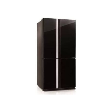 ثلاجة شارب انفرتر ديجيتال ، نوفروست متقدم 605 لتر ( ضمان دولي )، أسود - SJ-FS87V-BK(Iw)