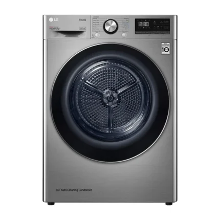 مجفف ملابس ال جي 10كيلو حرارة مزدوجة بالمكثف سمارت ديجيتال سلفر RH10V9PV2W