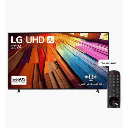 شاشة تلفزيون سمارت ال جى 86 بوصه LED، بدقة 4K UHD، بريسيفر داخلي - 86UT80006LA