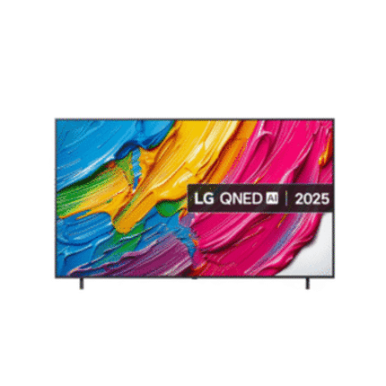 شاشة تلفزيون سمارت ال جى AI QNED80 مقاس75 بوصه QNED، بدقة 4K UHD، بريسيفر داخلي - 75QNED80A6A