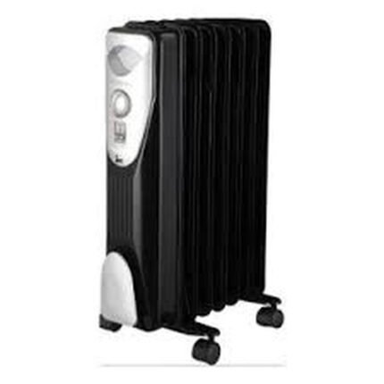 دفاية زيت جاك، 7 ريش، 1200 واط، أسود، NGH-327B
